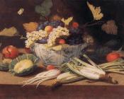 Still-life with Vegetables - 简·凡·凯塞尔